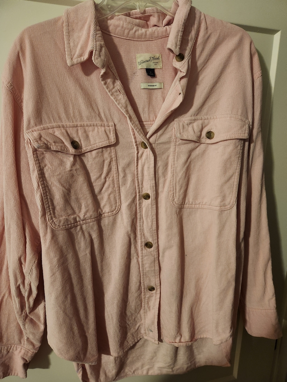 Pink Corduroy Shirt